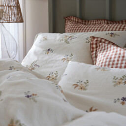 Véra Cotton / Washed Linen Duvet Cover - thumbnail 3