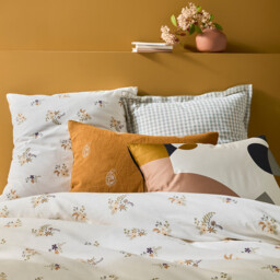 Véra Cotton / Washed Linen Duvet Cover - thumbnail 2