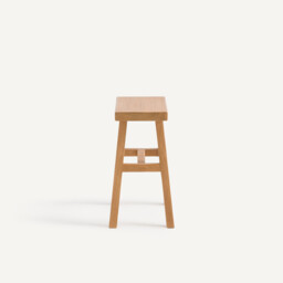 Fagfred Solid Teak Stool - thumbnail 4