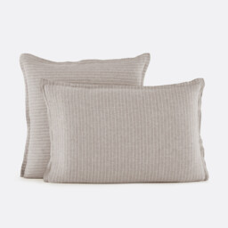 Linot Striped Washed Linen Pillowcase