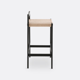Hokito Oak & Weaving Bar Stool - thumbnail 3