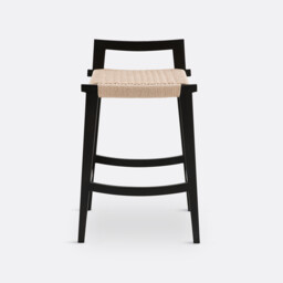 Hokito Oak & Weaving Bar Stool - thumbnail 2