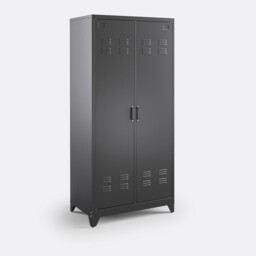 Hiba 2-Door Metal Cabinet - thumbnail 3