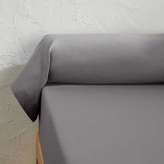 Scenario Plain 100% Cotton Bolster Pillowcase - image 1