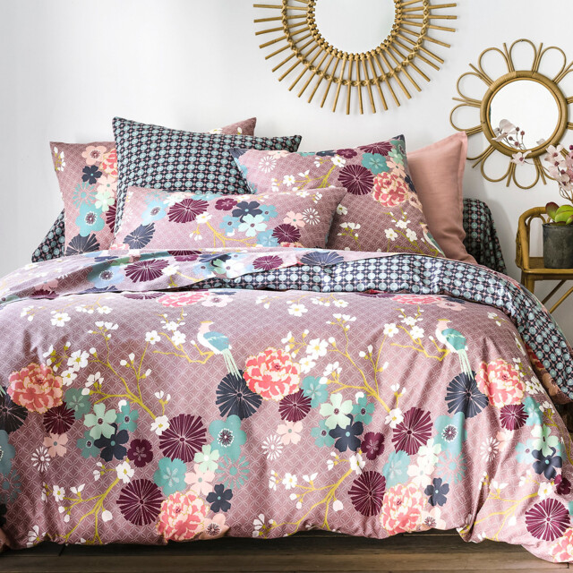 Miss China Floral Cotton Duvet Cover