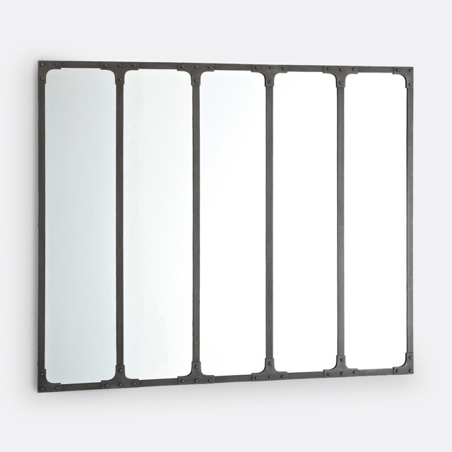 Lenaig Industrial Iron Mirror, 144 X 120cm - image 1