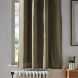 Scenario Blackout Radiator Curtain in Cotton with Eyelets - thumbnail 1
