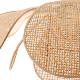 Lola 80cm Diameter Rattan Petal Ceiling Light - thumbnail 4