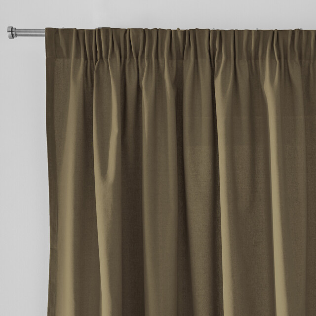 Scenario Cotton Curtain with Pencil Pleat and Wave - image 1
