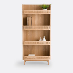 Laora Cane Bookcase - thumbnail 2