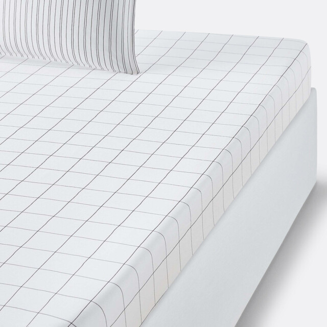 Monille Washed Cotton Fitted Sheet