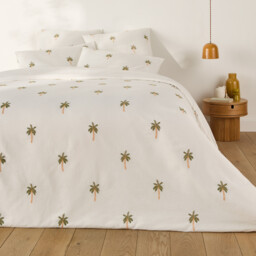 Ravenel Duvet Cover in Embroidered Washed Cotton/linen - thumbnail 3