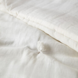 Abella Plain Washed Linen Quilt - thumbnail 2