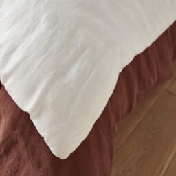 Abella Plain Washed Linen Quilt - thumbnail 3