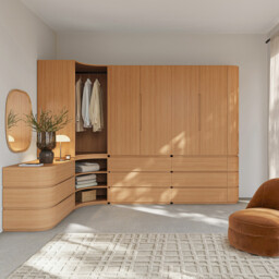 Evoria Oak Veneer Wardrobe Unit For A Mix and Match Wardrobe - thumbnail 2