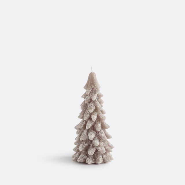 Caspar Wax Candle in Shape of Fir Tree, H16.5cm, - image 1