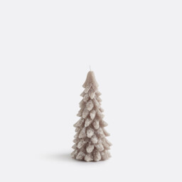 Caspar Wax Candle in Shape of Fir Tree, H16.5cm, - thumbnail 1