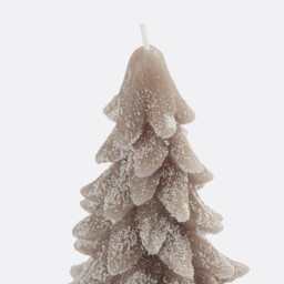 Caspar Wax Candle in Shape of Fir Tree, H16.5cm, - thumbnail 2