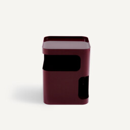 Sandoval Steel Bedside Table with 2 Compartments - thumbnail 3