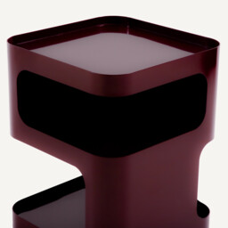 Sandoval Steel Bedside Table with 2 Compartments - thumbnail 4