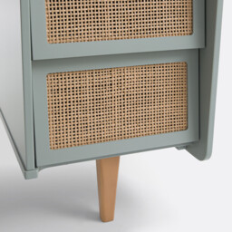 Kaya 6-Drawer Desk with 2 Cabinets - thumbnail 3