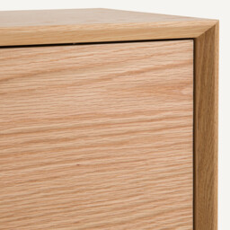 Archivita Storage Cabinet in Oak Veneer W60 X D35cm - thumbnail 4