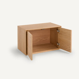 Archivita Storage Cabinet in Oak Veneer W60 X D35cm - thumbnail 3