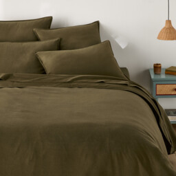 Clara Brushed Cotton Duvet Cover - thumbnail 1