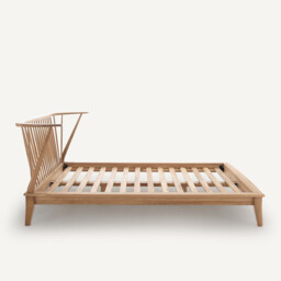 Caspian Bed For 2 in Solid Oak - thumbnail 4