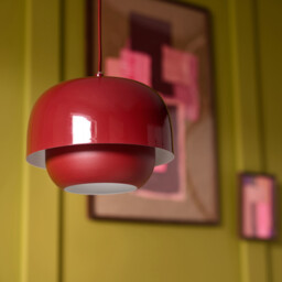 Hanging Lamp in Coloured Iron Ø21.4cm Kinoko - thumbnail 2