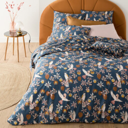 Letti Cotton Percale Duvet Cover - thumbnail 1