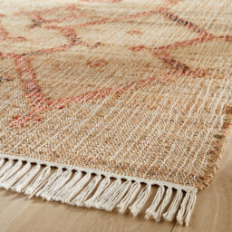 Panaji Hand Woven Fringed Jute Rug - thumbnail 4