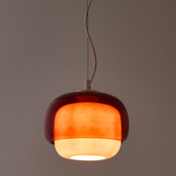 Kinoko 21.5cm Diameter Coloured Glass Ceiling Light - thumbnail 2