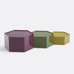 Set of 3 Wai Stackable Coffee Tables - thumbnail 4