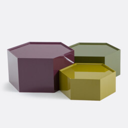Set of 3 Wai Stackable Coffee Tables - thumbnail 1