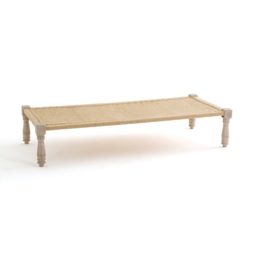 Adas Bench/Indian Bed in Wood and Rope - thumbnail 1