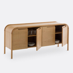 Lipa Oak and Veneer Sideboard - thumbnail 4
