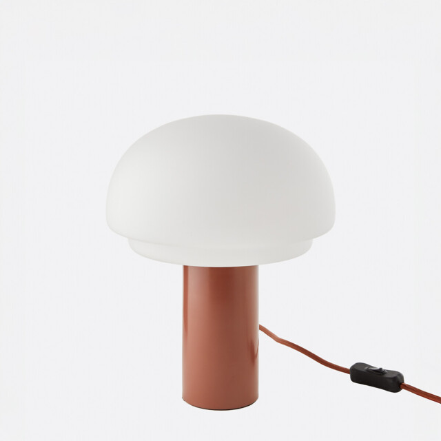 Agathilda Opaline/Iron Lamp, H27.5cm - image 1