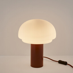 Agathilda Opaline/Iron Lamp, H27.5cm - thumbnail 3