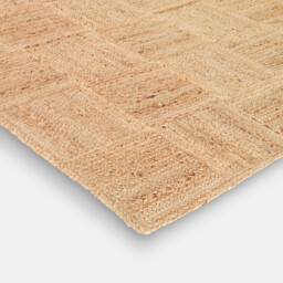 Mulfier Check Woven Jute Rug - thumbnail 4
