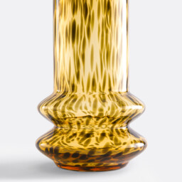 Onana 24cm High Spotted Glass Vase - thumbnail 4