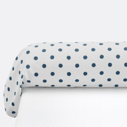 Clarisse Polka Dot Brushed Cotton Pillowcase - thumbnail 4