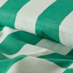 Tabaka Green 50% Recycled Cotton Duvet Cover - thumbnail 4