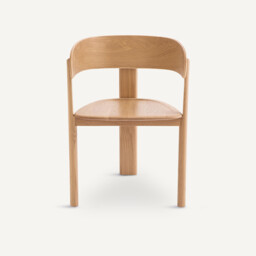 Marais Tripod Dining Chair in Solid Oak, Designed By Emmanuel Gallina - thumbnail 3