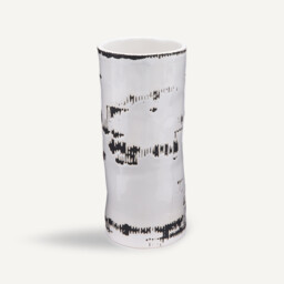 Raw Glazed Ceramic Vase, H22.5cm