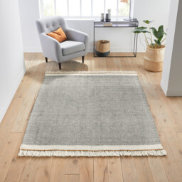 Naga Fringed Wool Rug - thumbnail 1