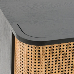 Laora Cane Chest of 3 Drawers - thumbnail 3