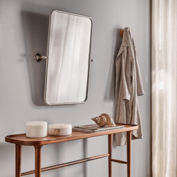 Cassandre 75.5cm Tilting Chrome Mirror - thumbnail 2