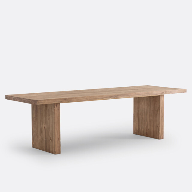Malio 8-10 Seater Rectangular Dining Table in Solid Pine - image 1