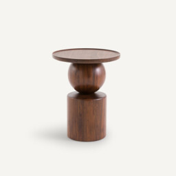 Stigido Solid Walnut Side Table - thumbnail 4